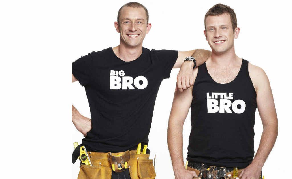 Brothers Andrew Jones, 37, of Byron Bay, and Mike Jones, 29, from Bondi, are to appear on TV’s The Block. Channel 7 Brothers Andrew Jones, 37, of Byron Bay, and Mike Jones, 29, from Bondi, are to appear on TV’s The Block. Channel 7